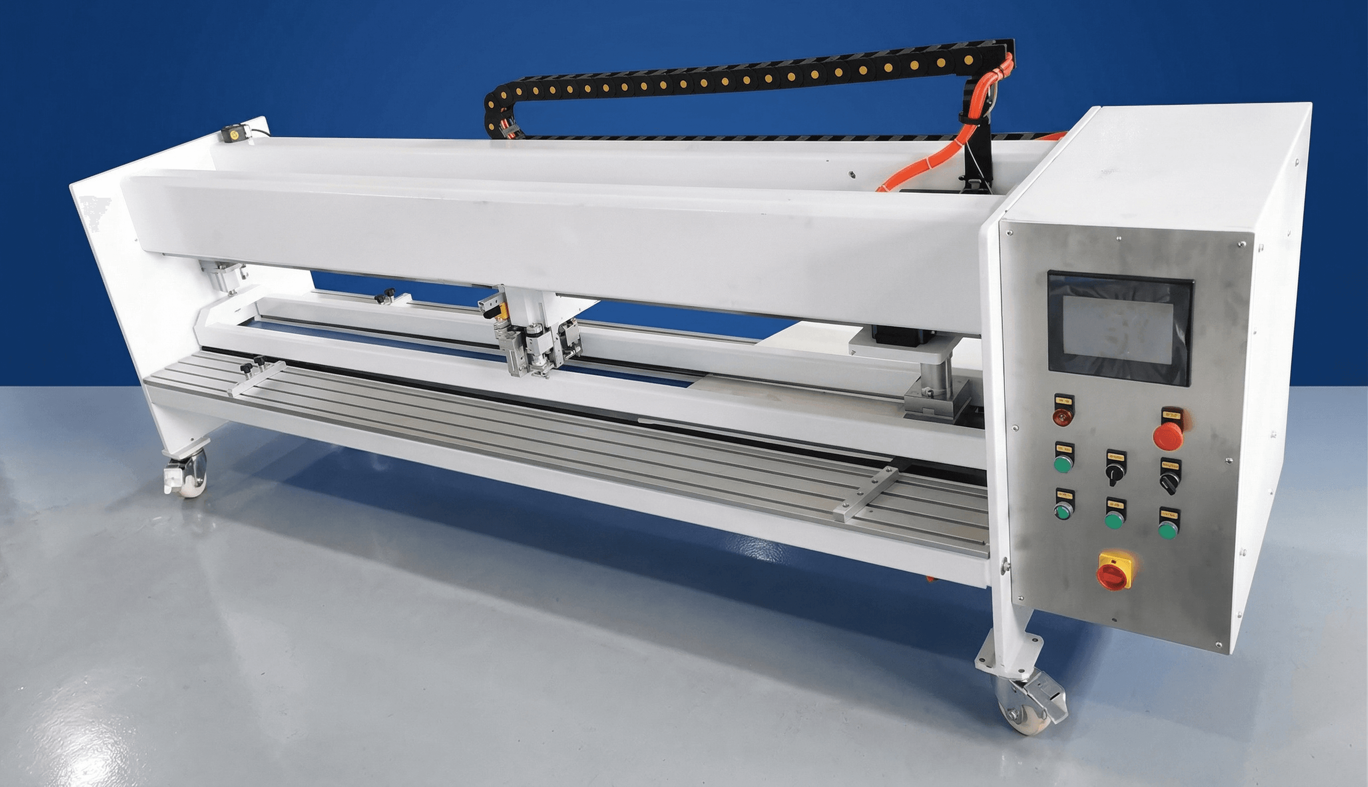 Perforadora automática para empalme finger joint en Bandas transportadoras